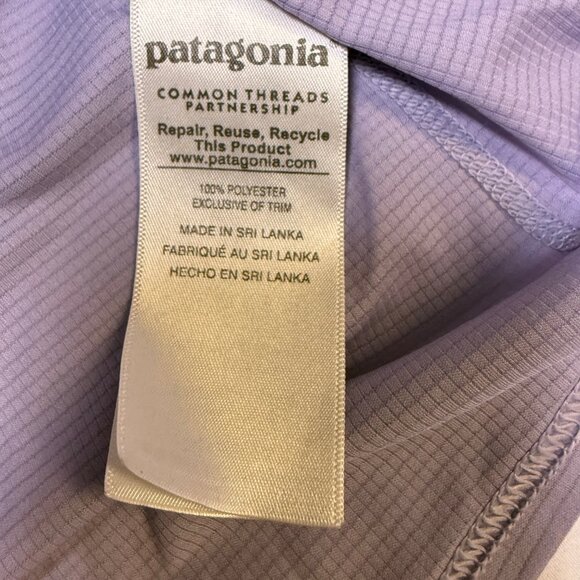 Patagonia Capilene Lightweight Crew Medium Lilac Purple Baselayer EUC - Picture 6 of 10